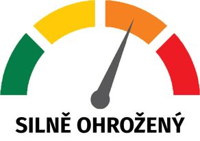 silně ohrožený